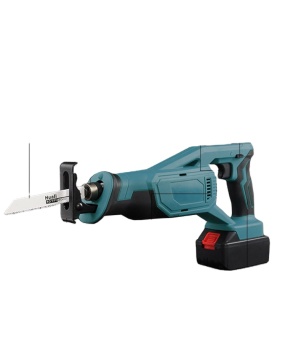 Portable Rechargeable Lithium Battery Reciprocating Saw for Woodworking and Metal Cutting