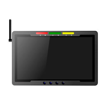 10.1-inch Industrial Panel PC with 9 to 24V DC Input, Cortex A9 Dual-core 1,000MHz CPU