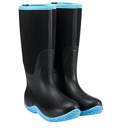 Waterproof Insulated Neoprene Rain Boots for Women - Outdoor & Garden