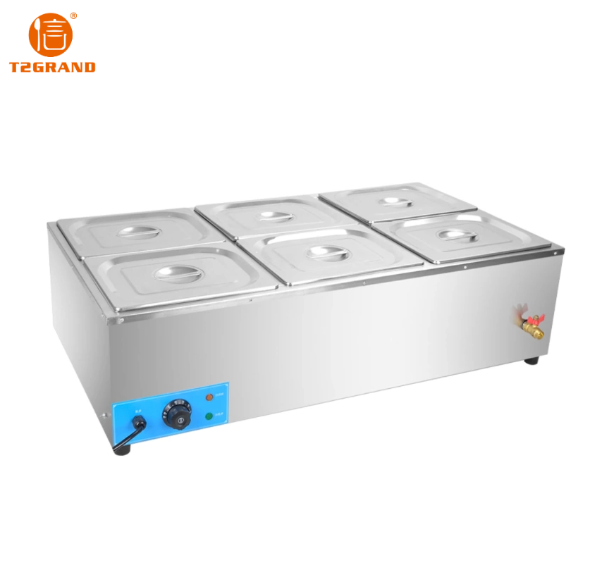 Electric Bain Marie para la cantina de fábrica