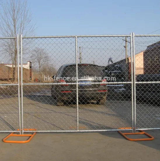 Anping HT fence direct export galvanized portable movable temporary fence / No dig fence used outdoor temporary modular fencing