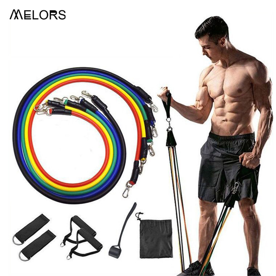 Handles Exercise Bands Workout Equipment Set for Elastic