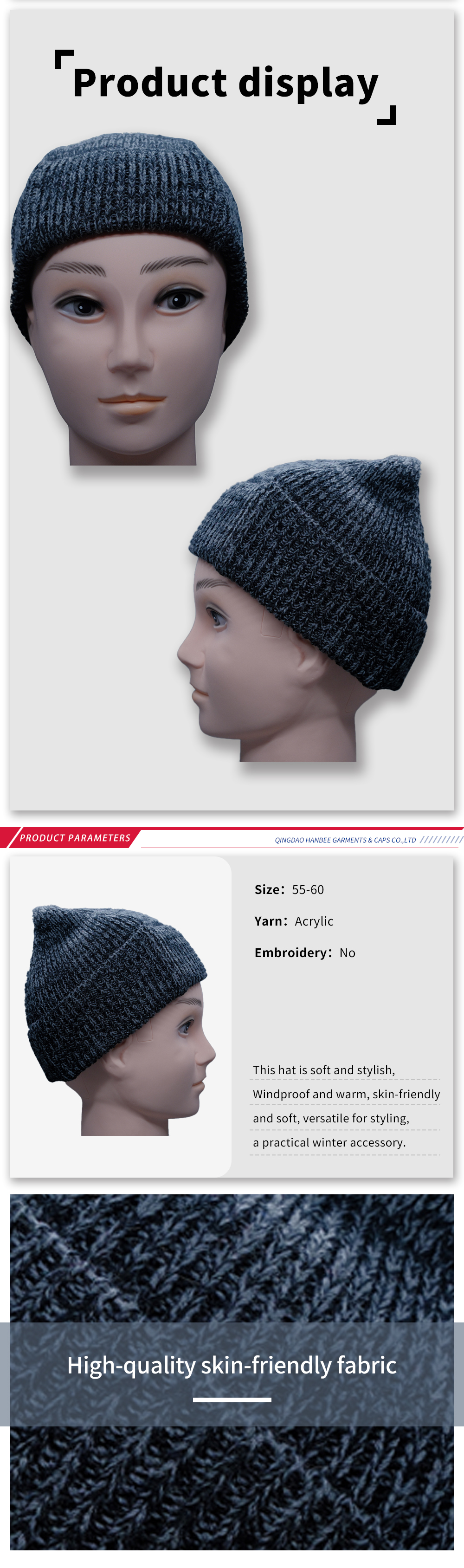 Adorable Cat Ear Knit Beanie for Women and Men