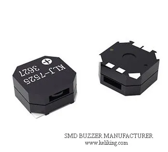 Passive SMD Magnetic Buzzer Surface Mounted Buzzer Small Buzzer for GPS devices, POS machine, KLJ-7525-3627