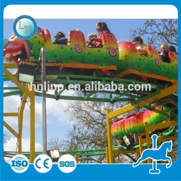 Electric train toy !Kids game ride electric worm train/worm roller coaster amusment rides for sale