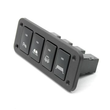 Panneau d'interrupteur à LED de voiture avec feux de conduite, éteintes de feux et barre d'éclairage à LED