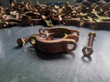 Doubl Bolt Clamp Zin Plated