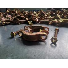 Double Bolt Clamp Zin chapado en