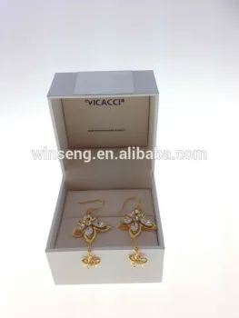 925 Sterling Silver yellow gold Plated Bauhinia Flower Earrings with Crystals from SWAROVSKI