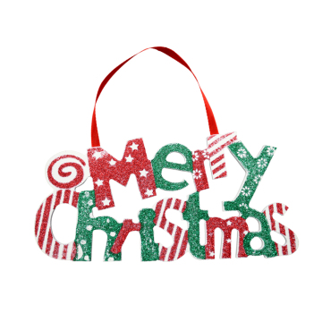 Merry Christmas Sign Hanging Decor for Party