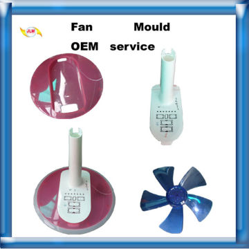 Pa Pp Pc Home Appliance Custom Plastic Enclosure, Plastic Fan Blade Mould With 5 Blades