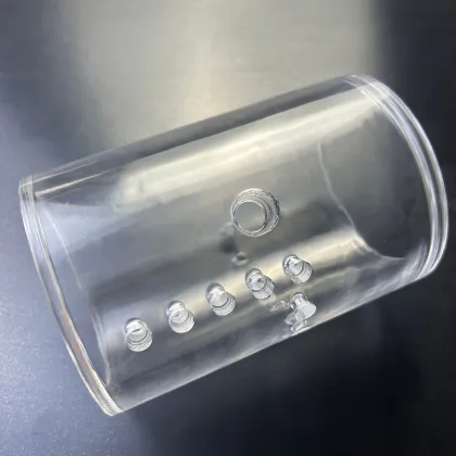 Customized High Purity Laser Drilling & CNC Drilled Quartz Products: Burnt Quartz Tubes & Perforated Quartz Glass Tubes