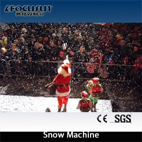 600 - 1300 KG/DAY Christmas Party romantic snow scenery Snow fulling making machine