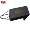 Black Mat Paper Gift Box z dostosowanym logo