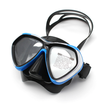Occhiali da immersione in vetro temperato di grandi dimensioni per snorkeling adulto e nuoto subacqueo