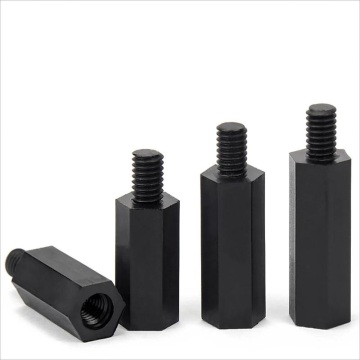 Black Nylon Male Female Standoff Threaded Spacer Screw