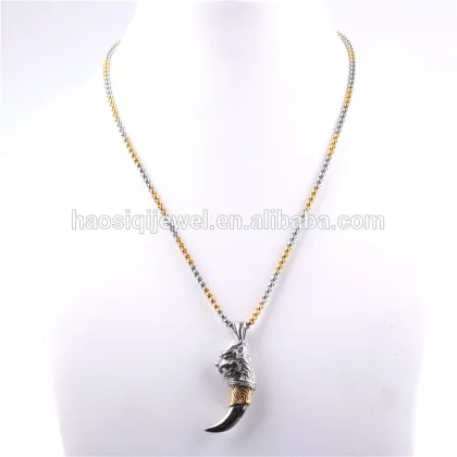 good quality stainless steel necklace pendant gold chain necklace jewelry