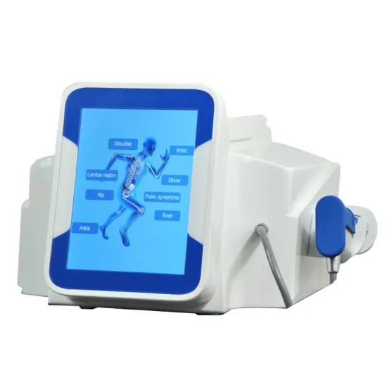 Portable extracorporeal shockwave therapy machine with 5 treatment heads