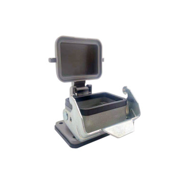 Conector de capô de metal D-Sub para serviço pesado H6B Carcaça de anteparo
