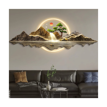 Luce murale di vetro di cristallo a LED di lusso moderno con murales per la lanterna per l'arredamento