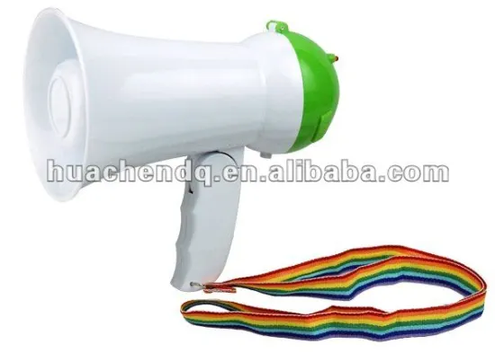 5 w green toy cheeerleading megaphone