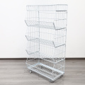 Heavy Duty Steel Folding Cage for Bread Storage