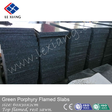 green porphyry tiles