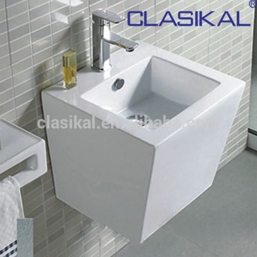 CLASIKAL bathroom basin, ceramic hand wash basin,one-piece wall-hung basin