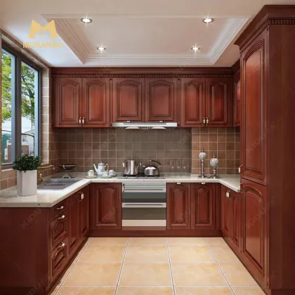 High End American Oak Shaker Style Kitchen Cabinets