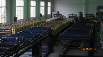 Hydraulic Flying Shear Roofing Roll Forming Machine PLC Con