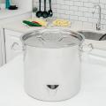 24QT Stainless Steel Tamale Steamer Pot