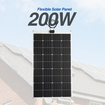 DIHE 200W Flexible Solar Panel for Car RV Boat Cabin Trailer