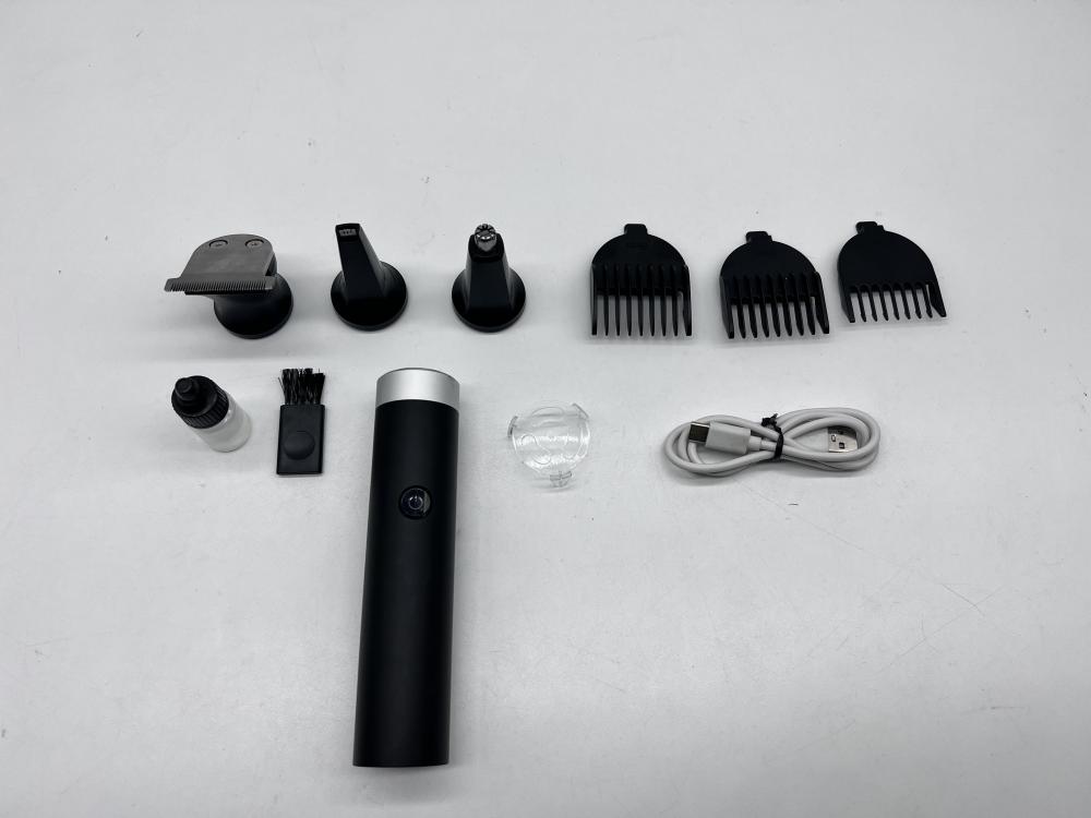 Wireless charging shaving and haircut kit