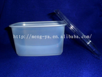 Disposable 750ml food container with lid