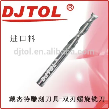 Double flutes spiral end mills for aliminum(AA series) cnc cutting bits