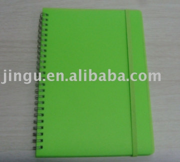 PP cover spiral notebooks