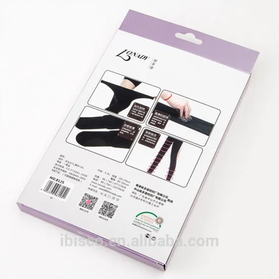 Full Color Printing Glossy Silk Stockings Packaging Boxes