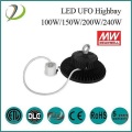 قاد 130lm / w ufo ضوء ارتفاع خليج 200W