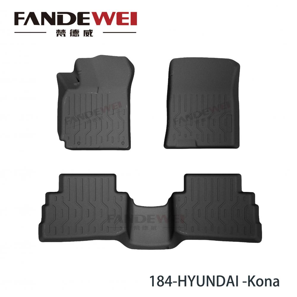 Tappetini per pavimenti per auto personalizzate per Hyundai Kona