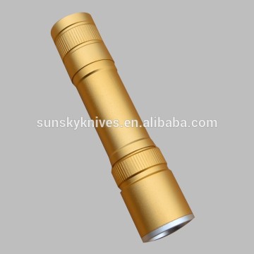 Outdoor quality LED flash light with bright white led torch