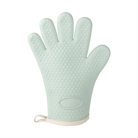 Waterproof Non-Slip Silicone Oven Mitts for BBQ and Baking