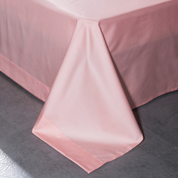 Baby Pink 100% Egyptian Cotton Simple Style Bedding Sheet