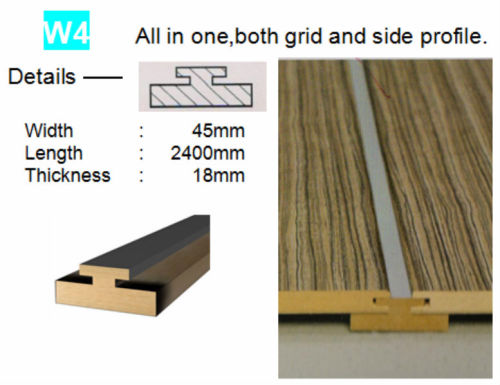 PVC wrapping MDF wall panel