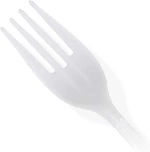 Heavy-Weight Polystyrene Plastic Fork