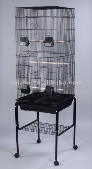 Bird Cage with Metal Stand, Bird Breeding Cage, Flight Bird Cage