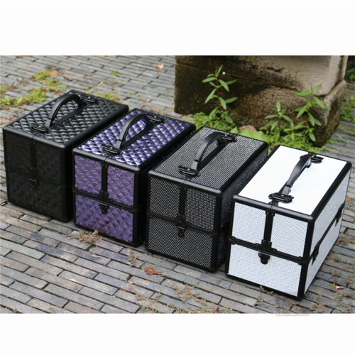 KONCAI W259 Makeup Brush Set Suitcases Storage Box