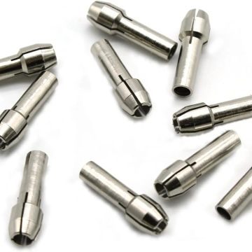 10-Piece 1/8-inch Rotary Tool Chuck Bit Set #480 for Dremel Tools - Durable and Shiny
