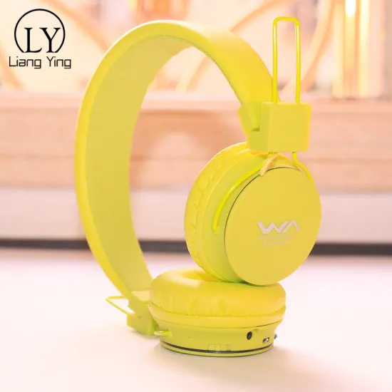 Professional headphone manufacturer headphone with SD card slot headphone wireless