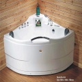 Hydrotherapie Spa Tub Mansfield Alkove freistehende Glasfaser -Wanderwäsche in der Dusche Combo Wanne