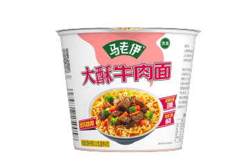 MaLaoyi Crispy Beef Halal Cup Instant Noodles
